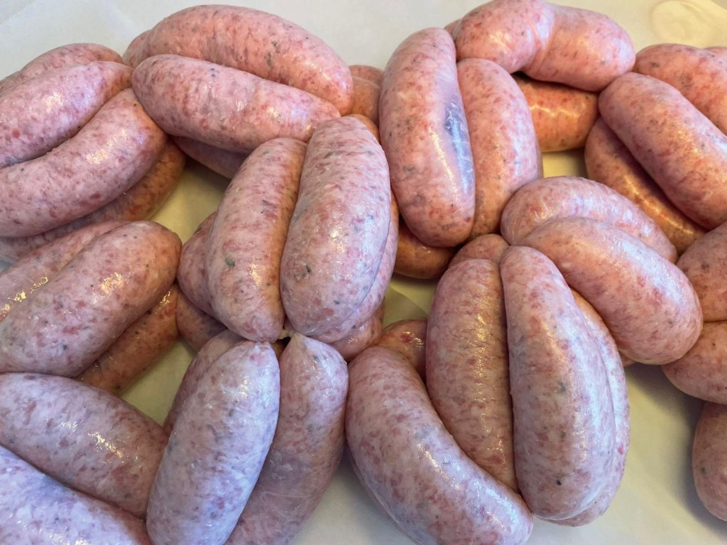 Old English sausages